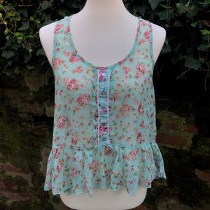 floral tank top